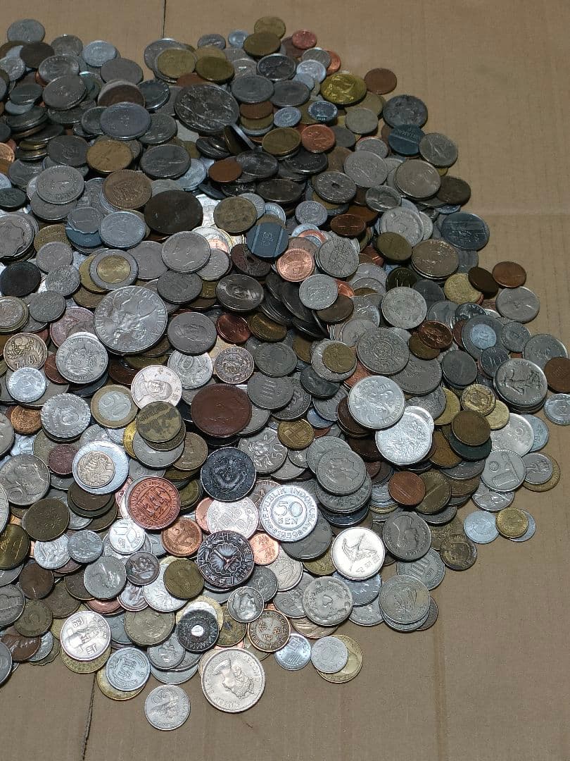 外国まとめ　アルバム　約15kg　外貨　外国硬貨　　硬貨　古銭