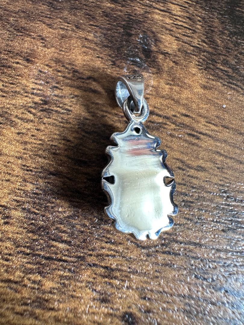 90s インディアンジュエリー　ターコイズ　シルバー925 ペンダント　ナバホ族