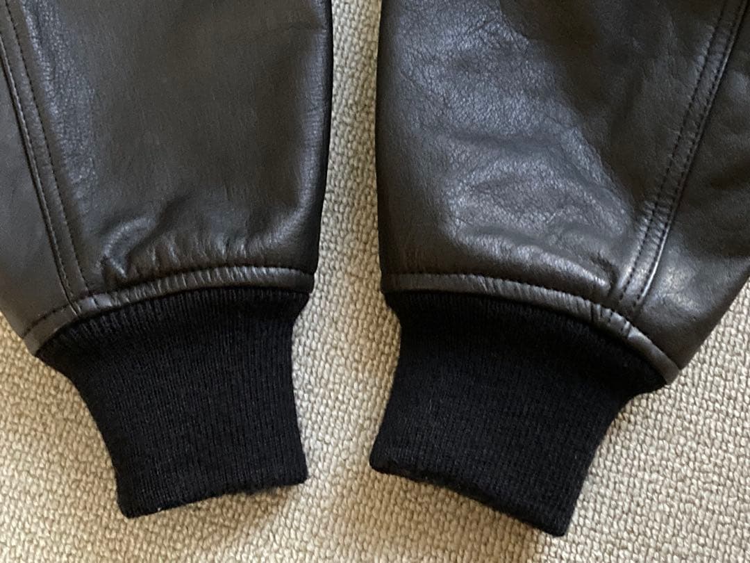 【WORK LEAF】レザー ライダースジャケット