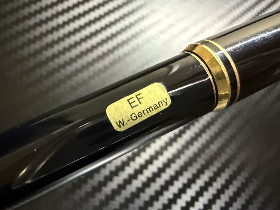 極美品 モンブラン No.221 ブラック EF 極細字 万年筆