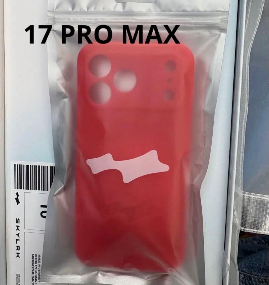 SKYLRK iPhone 17 PRO MAX BUMP CASE 赤