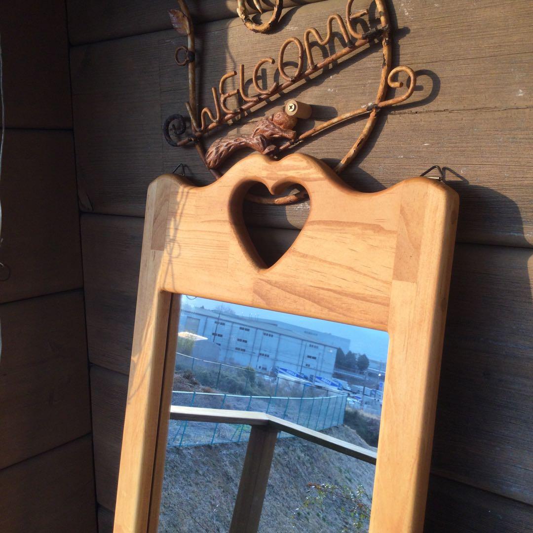 t328iさま専用ページ♡ カントリーハート　壁掛けミラー