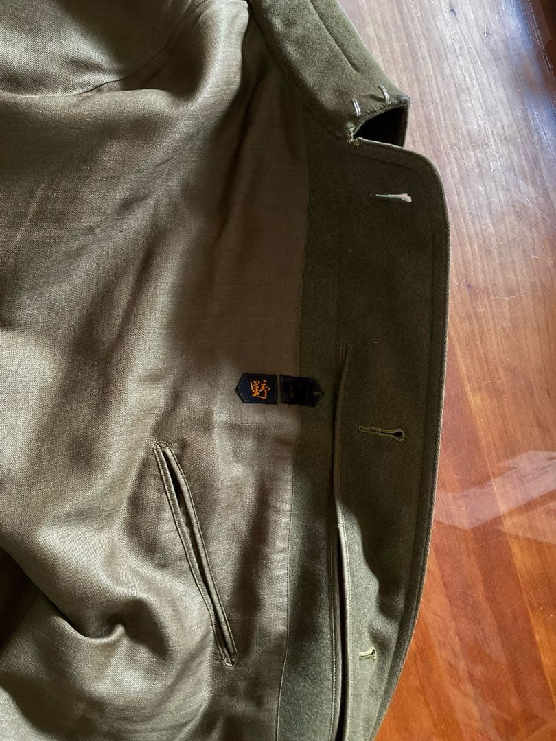 大日本帝国大尉襟章マント/花井軍服店製(静岡)