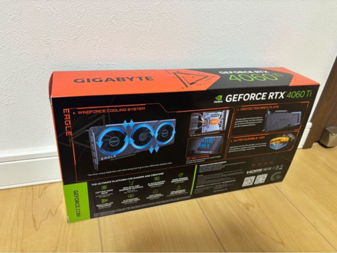 グラフィックボード・グラボ・ビデオカード GIGABYTE GEFORCE RTX 4060 Ti 8GB