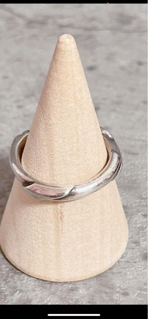 ジョージジャンセン　ヴィンテージ　シルバー ツイストデザイン リング