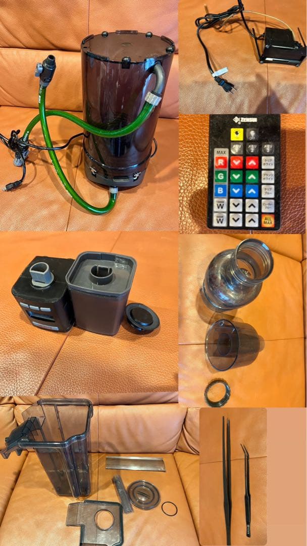 90センチ水槽セット アクリルフタ ヒーター ライト