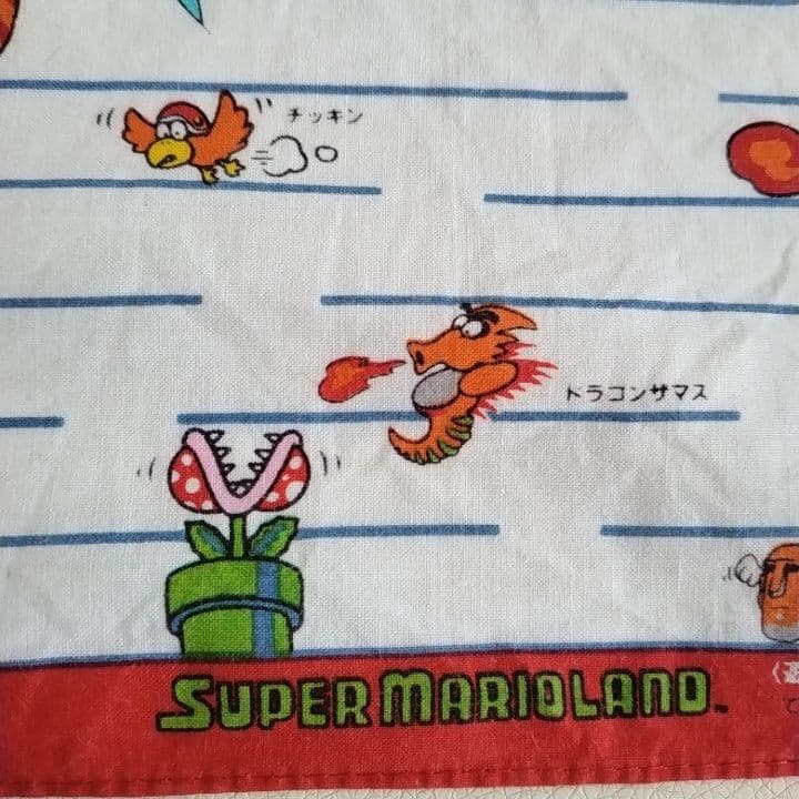 スーパーマリオ ハンカチ　マリオ　スーパーマリオブラザーズ