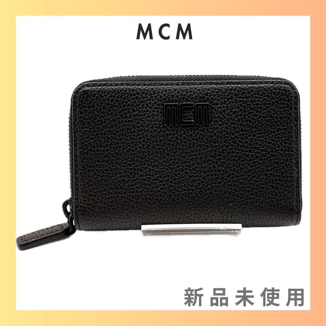 MCM エムシーエム レザー コンパクトウォレット ケース 新品未使用