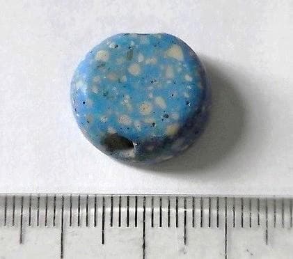 ★E1402★ 古代石 (219) 有翼神　アミュレット印章　精霊　焼成物