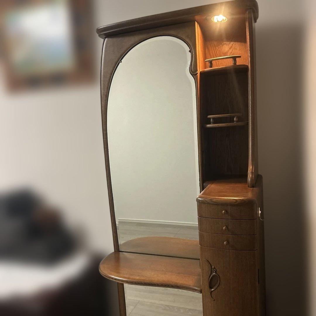 限定価格☆ 高級ドレッサー　鏡台　姿見　化粧台　収納　テーブル