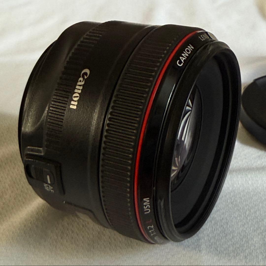 美品Canon EF50mm f/1.2L 72mm Canon純正フィルター付
