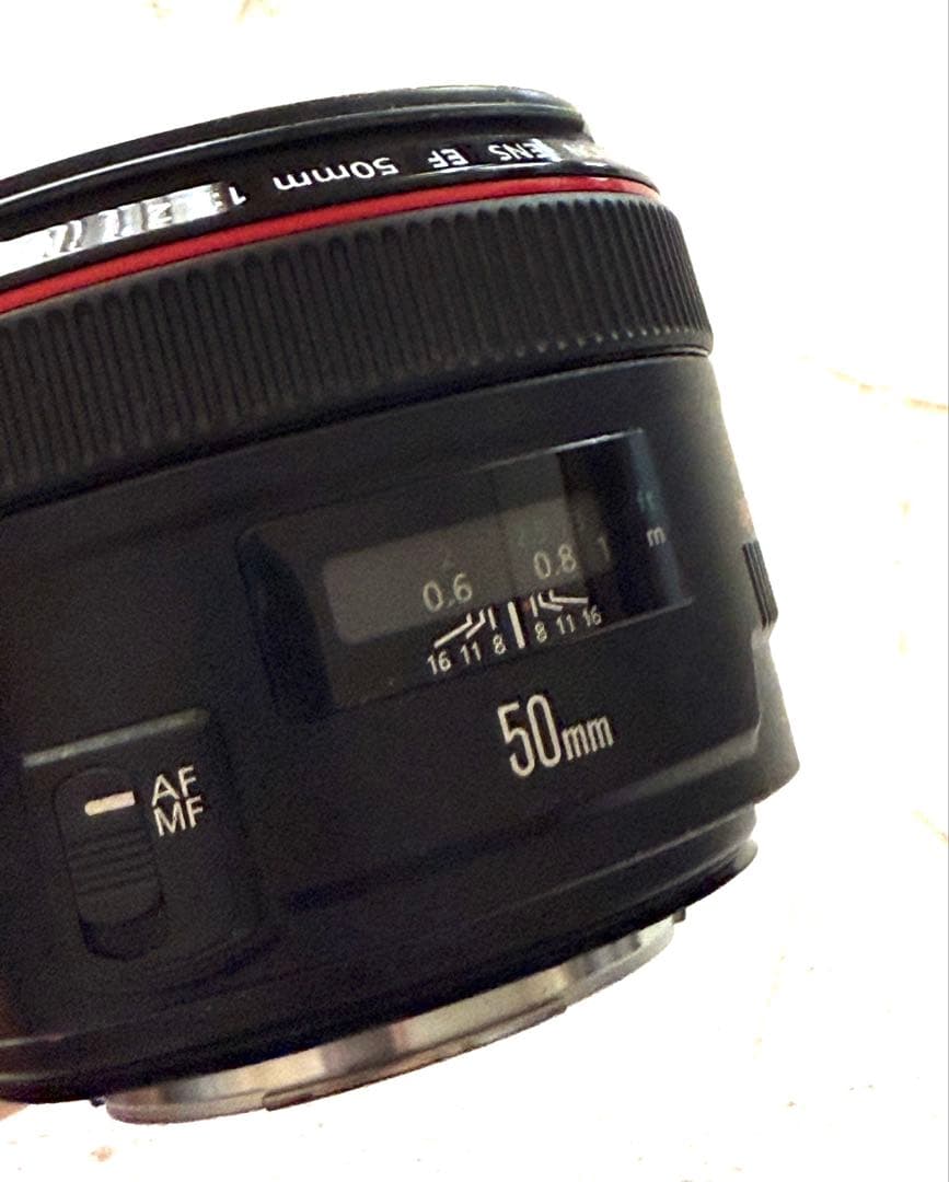 美品Canon EF50mm f/1.2L 72mm Canon純正フィルター付