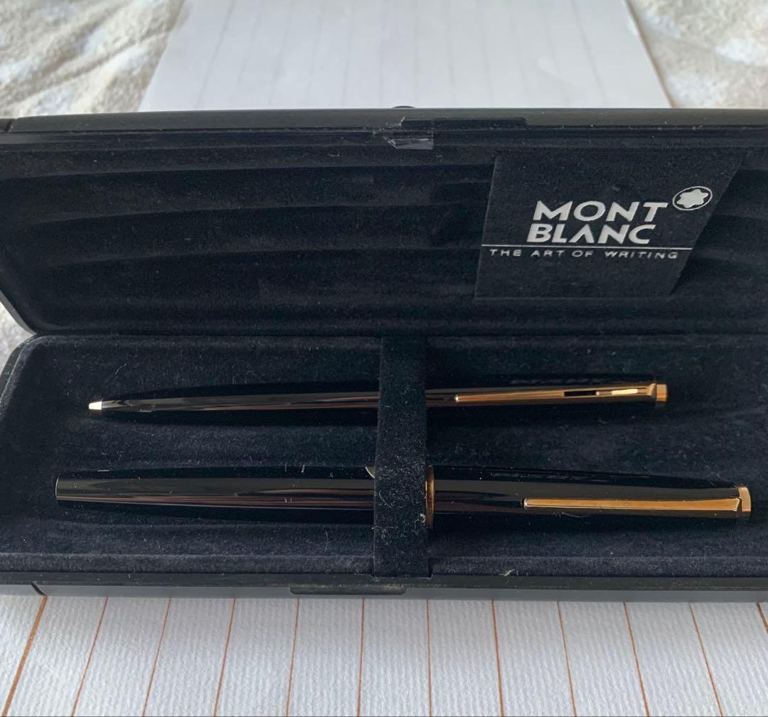 【セット】Montblanc No.320 万年筆 ボールペン 14Kペン先
