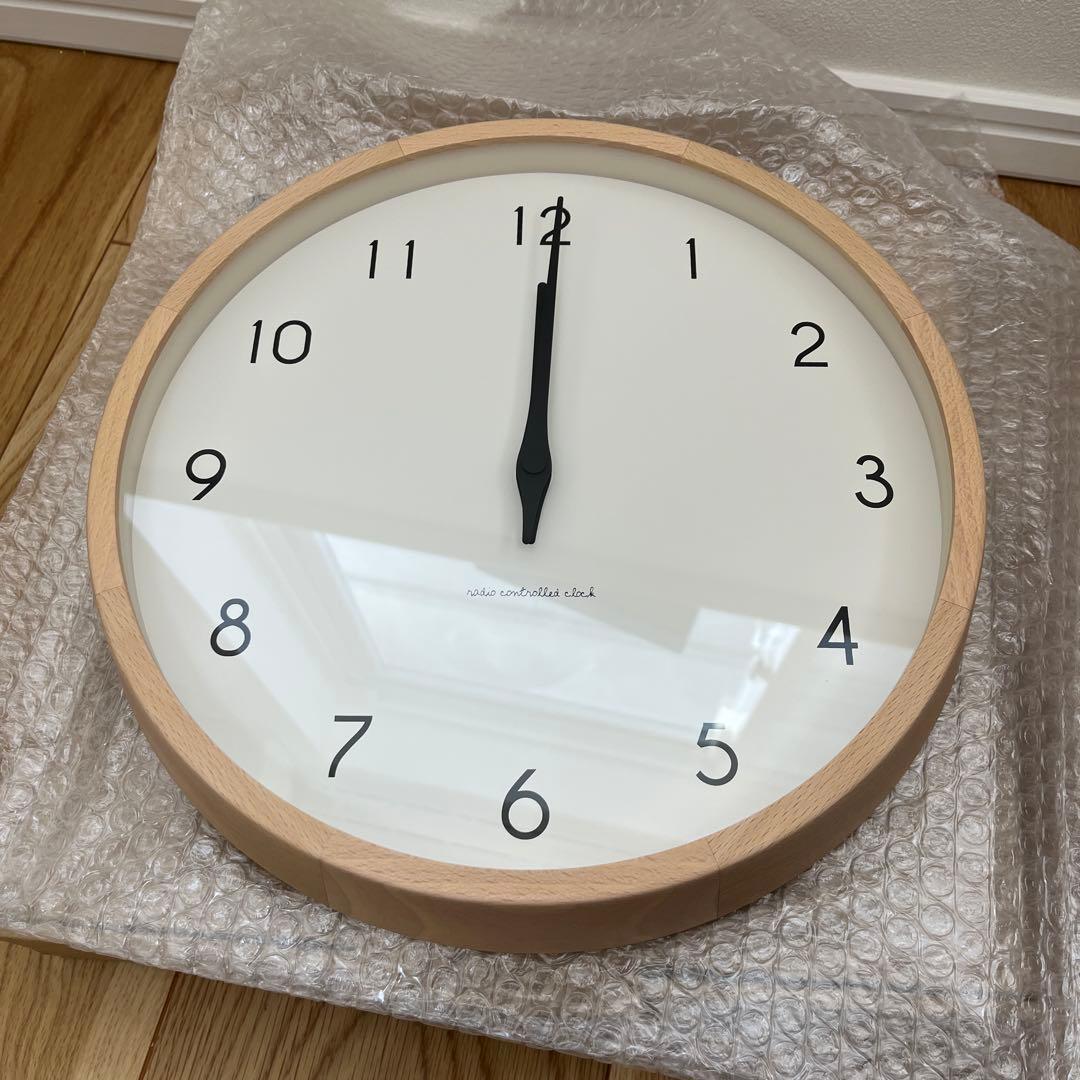 【新品未使用】レムノス Lemnos 電波時計 ナチュラル PC10-24W