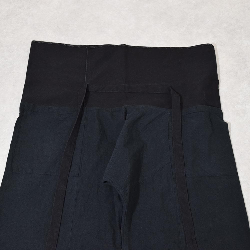 ソウソウ SOU・SOU 伊勢木綿 20/20 麻混 風靡 下 濡羽色 L