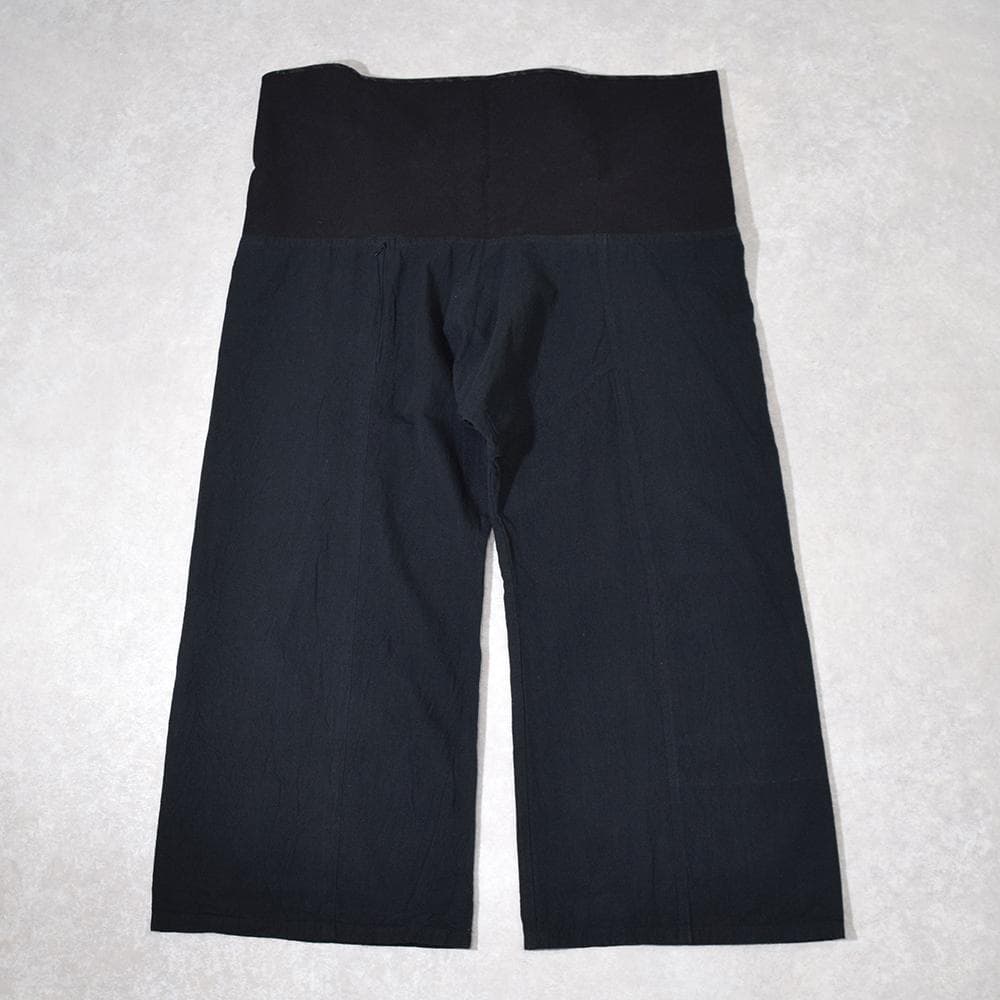 ソウソウ SOU・SOU 伊勢木綿 20/20 麻混 風靡 下 濡羽色 L