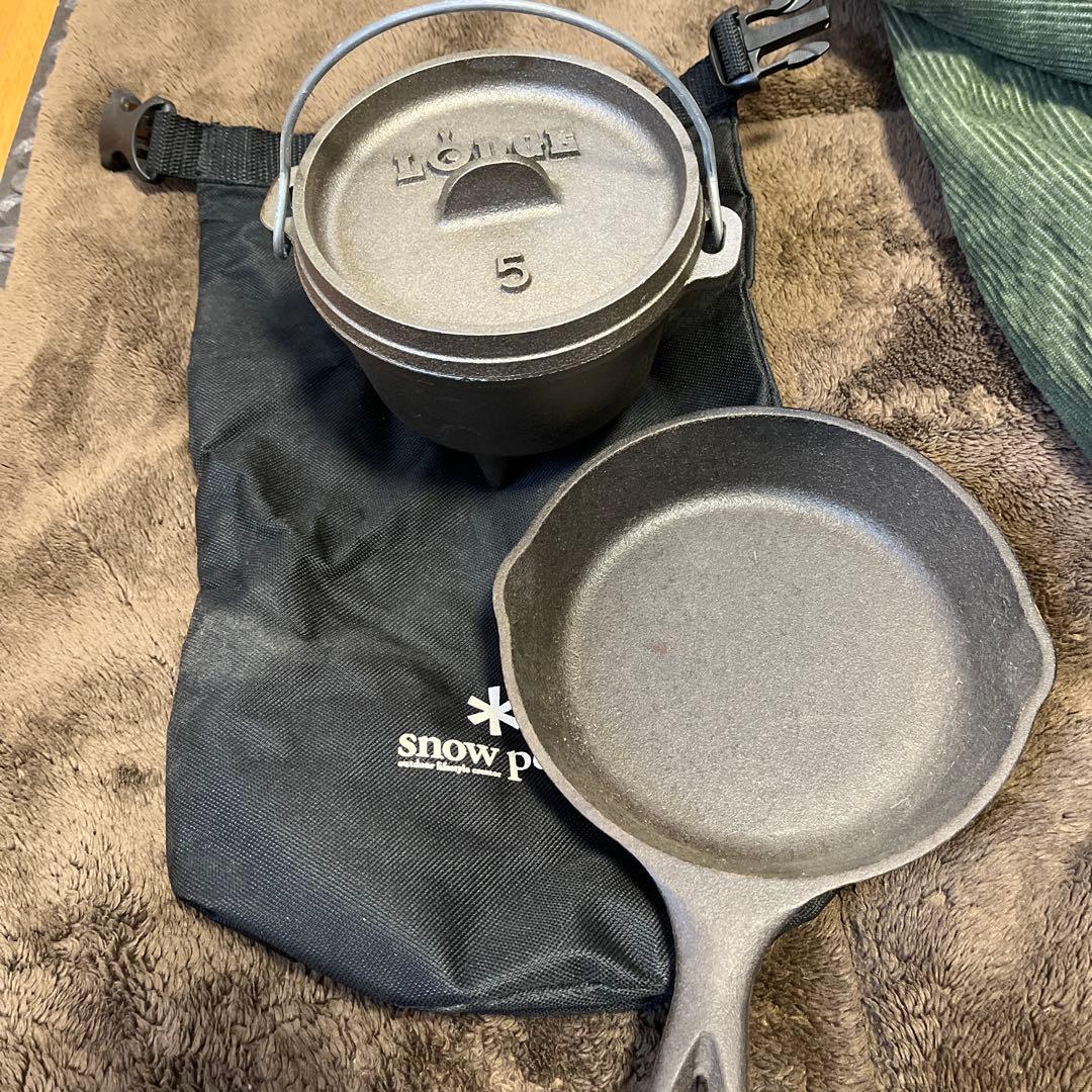 【未使用品】Lodgeダッチオーブン 5inch 5インチ おまけ ロッヂロッジ