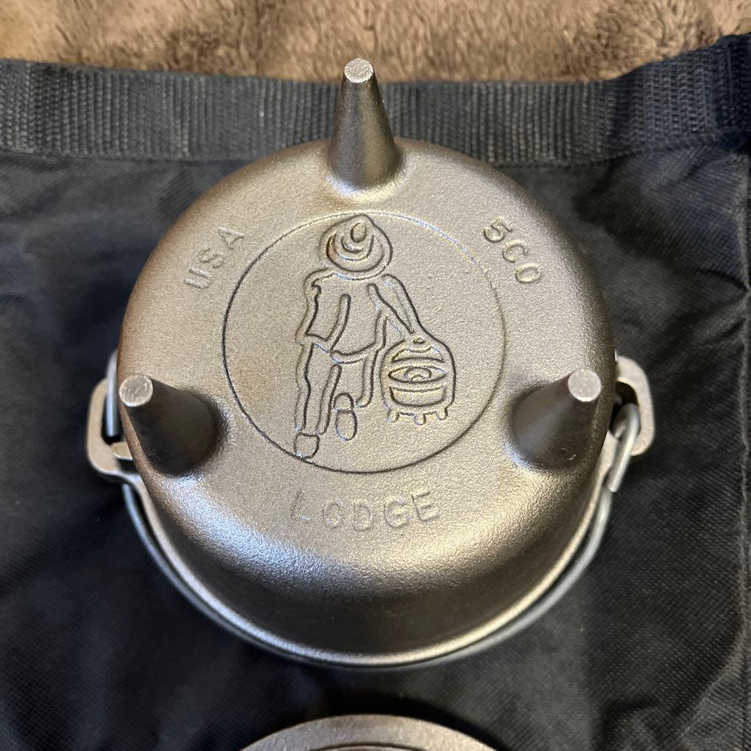 【未使用品】Lodgeダッチオーブン 5inch 5インチ おまけ ロッヂロッジ