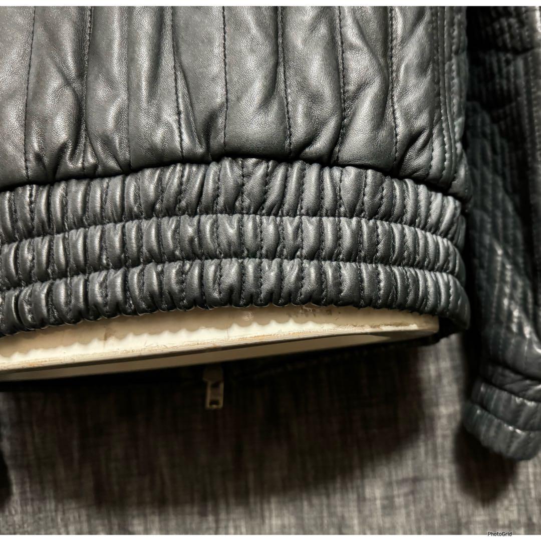 GIORGIO BRATO ラムレザー　コーティング レザージャケット　46 M