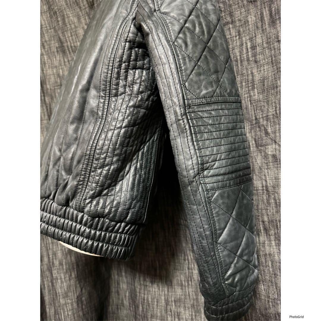 GIORGIO BRATO ラムレザー　コーティング レザージャケット　46 M