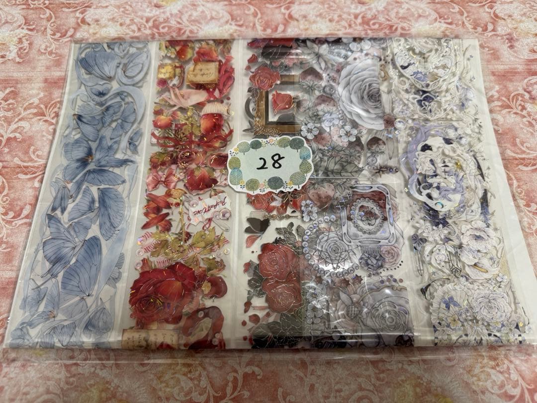 海外 PETテープ マスキングテープ 切り売りセット28