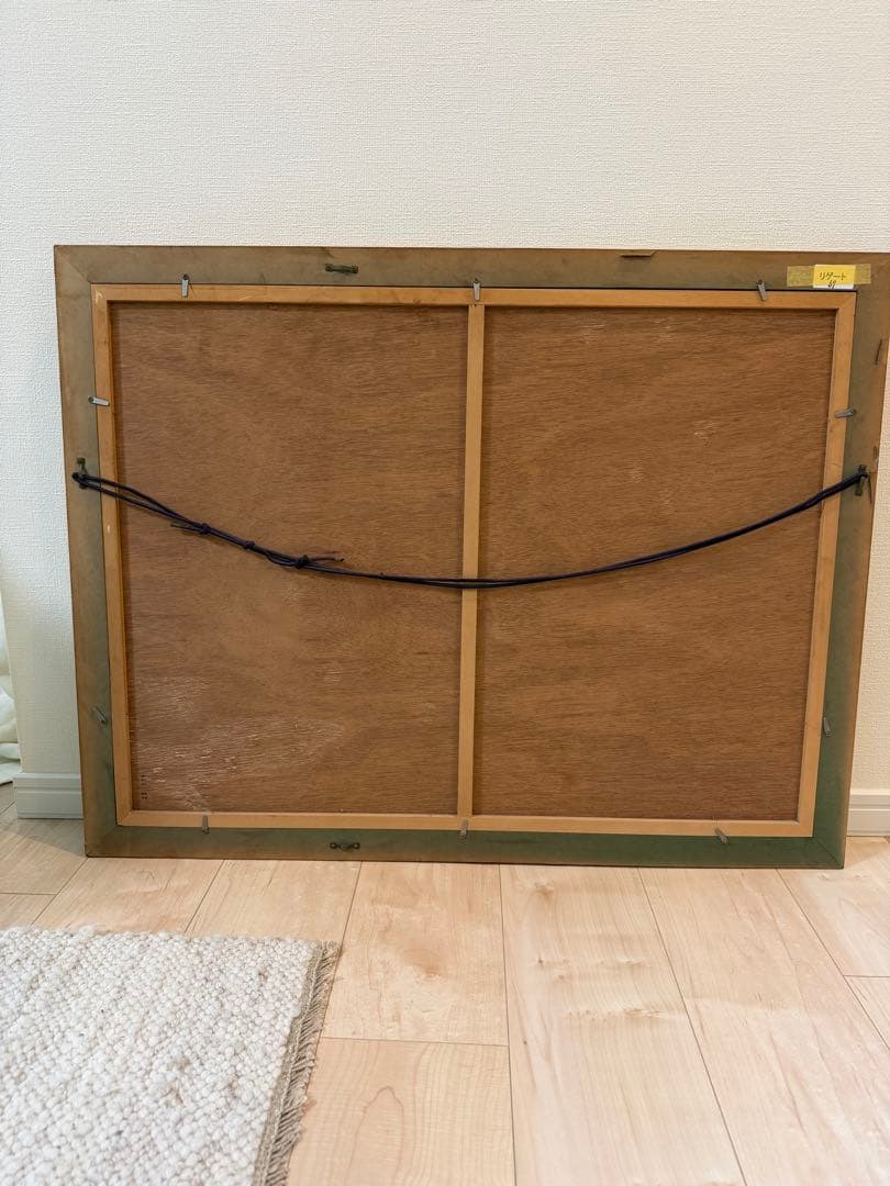 サイン入り モダンアート 版画 A.P 額装 インテリアアート #193