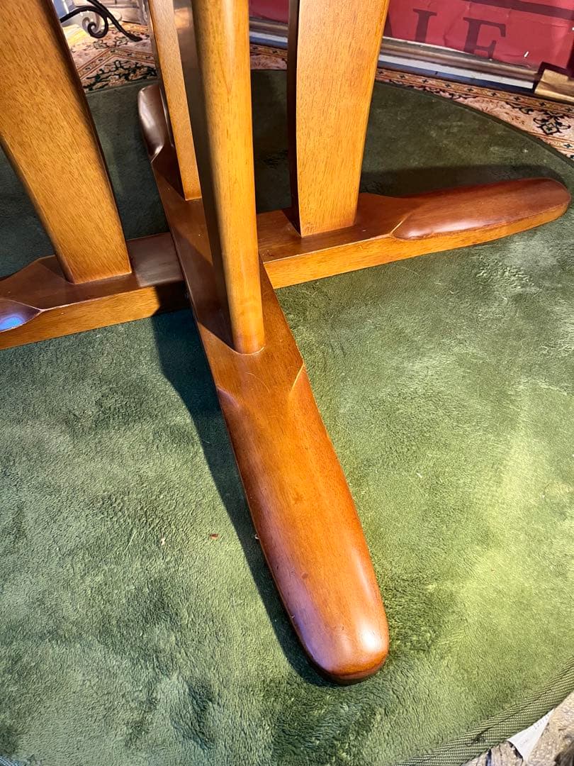 sale ラウンドテーブル　1０５　丸テーブル　無垢材仕上げ　デザインレッグ