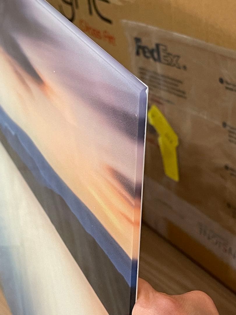 新品　ガラス壁掛け　アートパネル ポスター　アートフレーム 自然風景　橋絵画