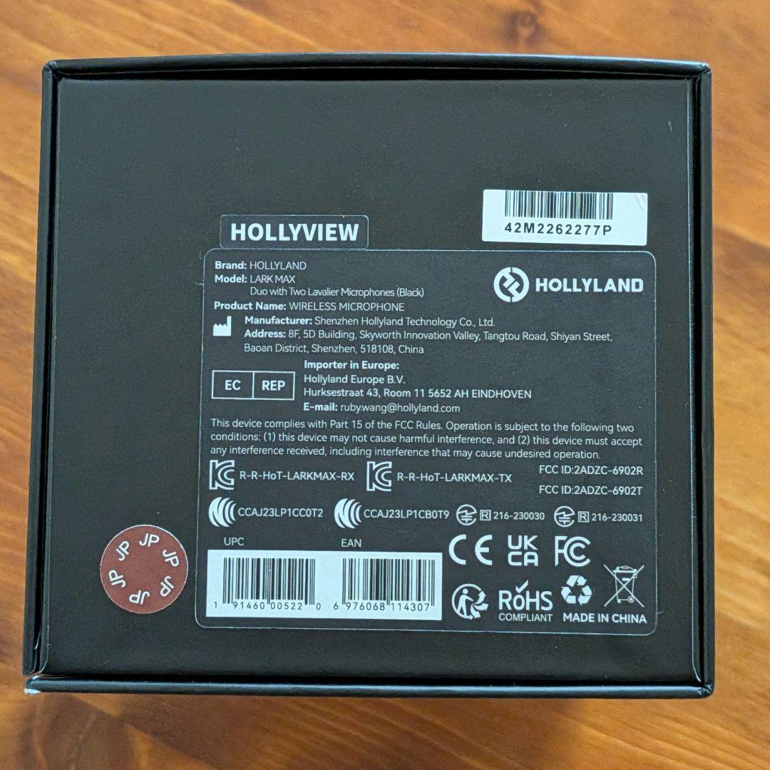 Hollyland Lark Max ワイヤレスマイク