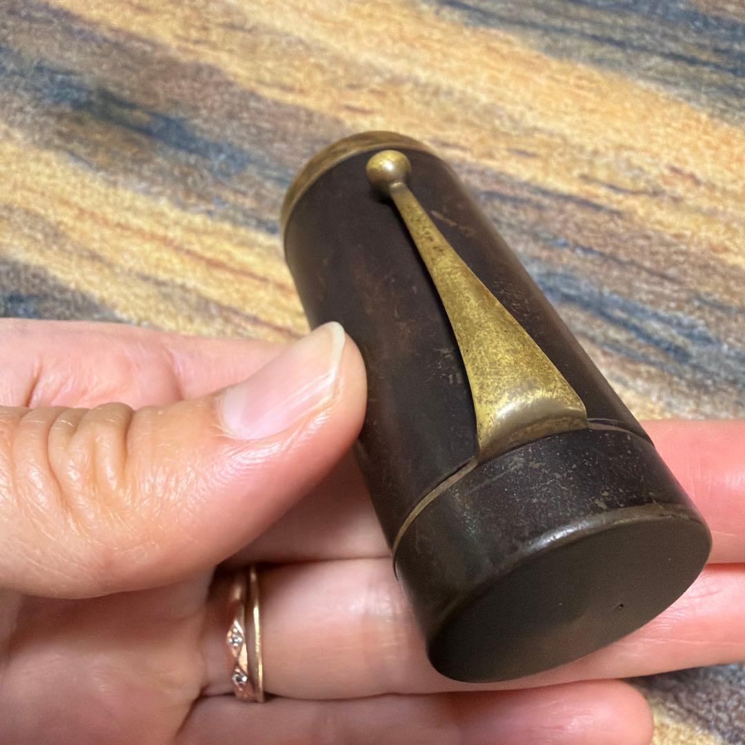 ジャンボペン　万年筆 金色ペン先 黒色本体　ワランテッド　14K