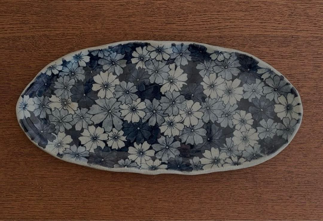 ⬇️辻修窯　⭐︎ コスモスがいっぱい　秋桜　有田焼