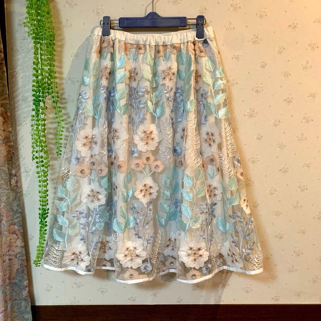 ☘春秋だね☘️ LADY'sフレアスカート♡Lois CRAYON♡新品