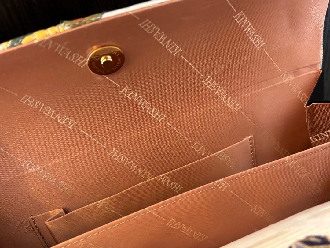 値下✳︎正月　成人式　初釜　茶会　和装バッグ 多色刺繍 ✳︎利休バッグ 正絹　未使用