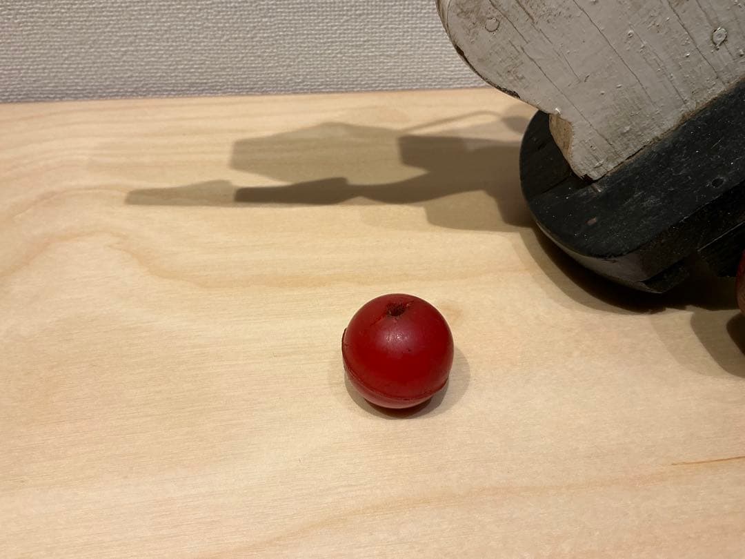 木製・猫のからくり・アンティーク玩具おもちゃ　ねこ　イギリスUSA