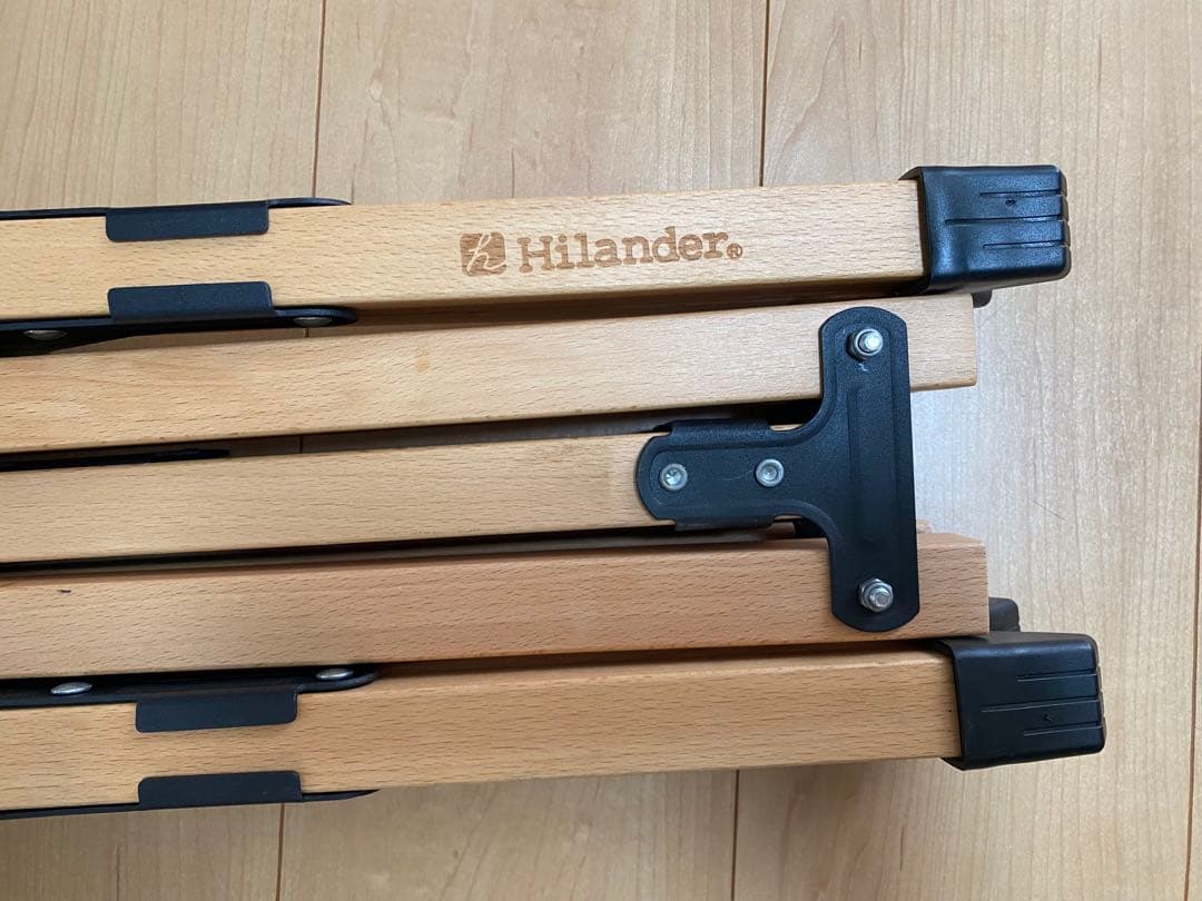 ハイランダー　ロールウッドテーブル120