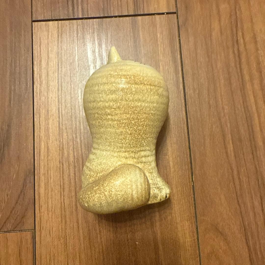 リサラーソン　マヤ　猫型陶器 クリーム色