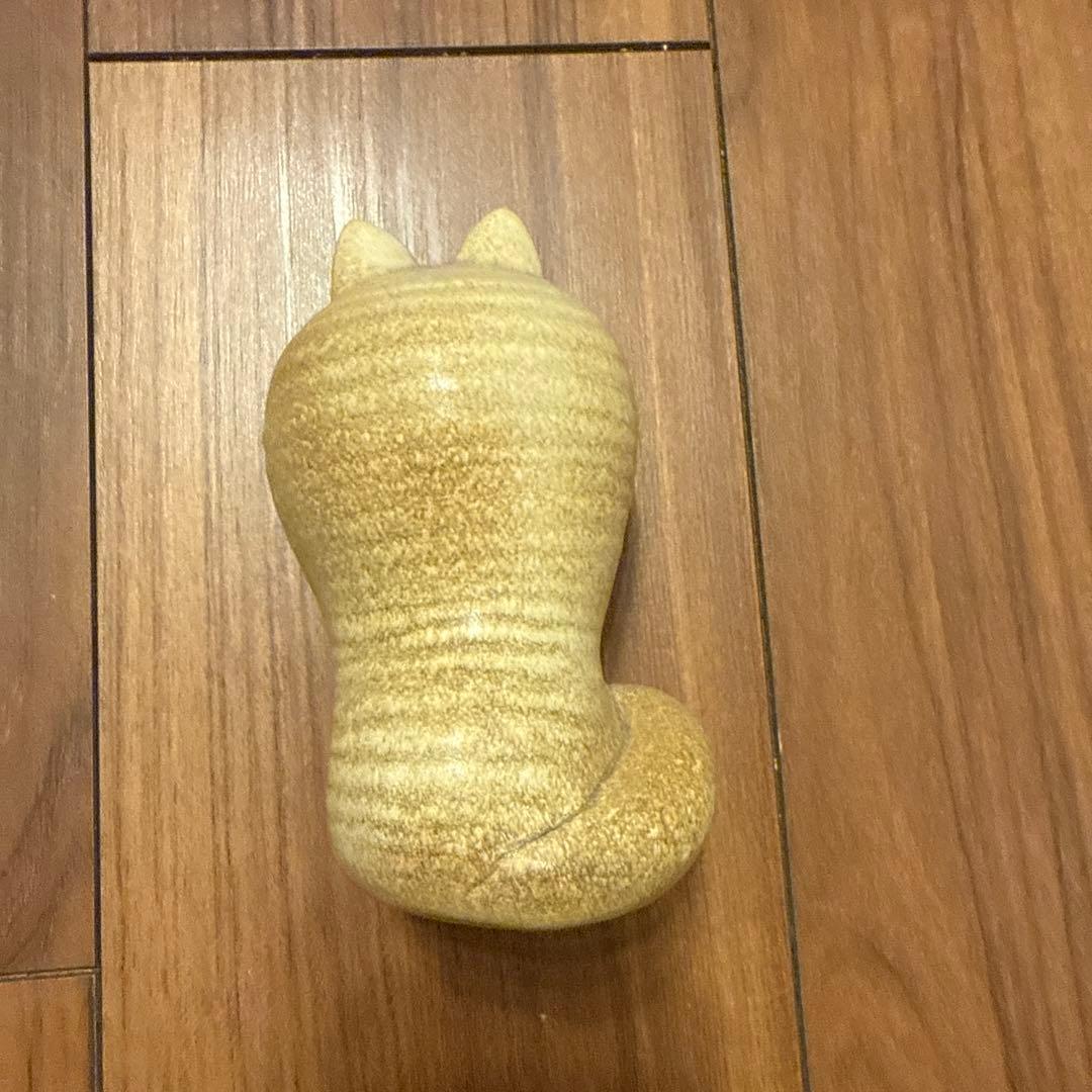 リサラーソン　マヤ　猫型陶器 クリーム色