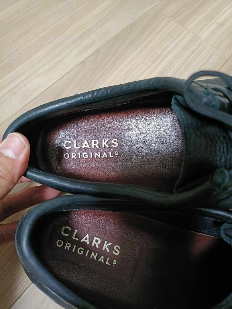 Clacks wallabee GTX ゴアテックス ブラック レザー 27cm