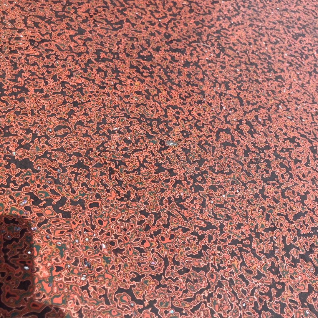 昭和レトロ 津軽塗り 螺鈿 円卓 座卓 ちゃぶ台 センターテーブル ローテーブル