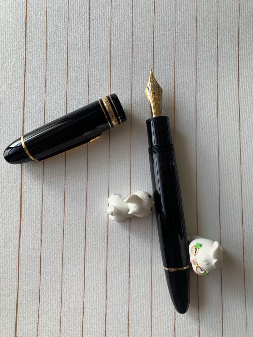 美品 モンブラン 万年筆 マイスターシュテュックNO.149 18Kペン先