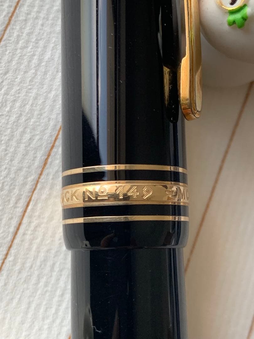 美品 モンブラン 万年筆 マイスターシュテュックNO.149 18Kペン先