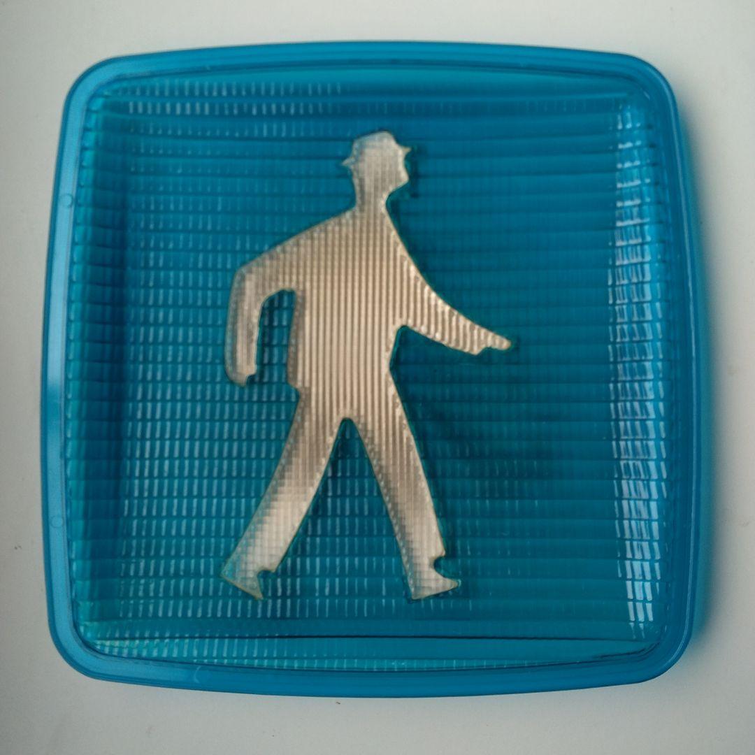 歩行者信号機　赤青透明カバーセット