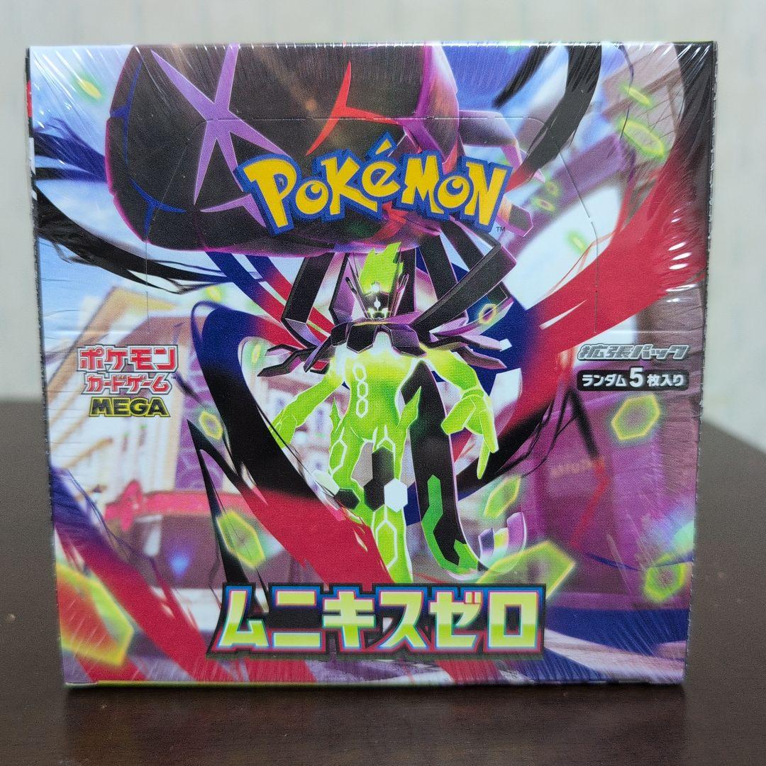 ポケモンカード　MEGA　ポケカ　ムニキスゼロ　シュリンク付き　4BOX