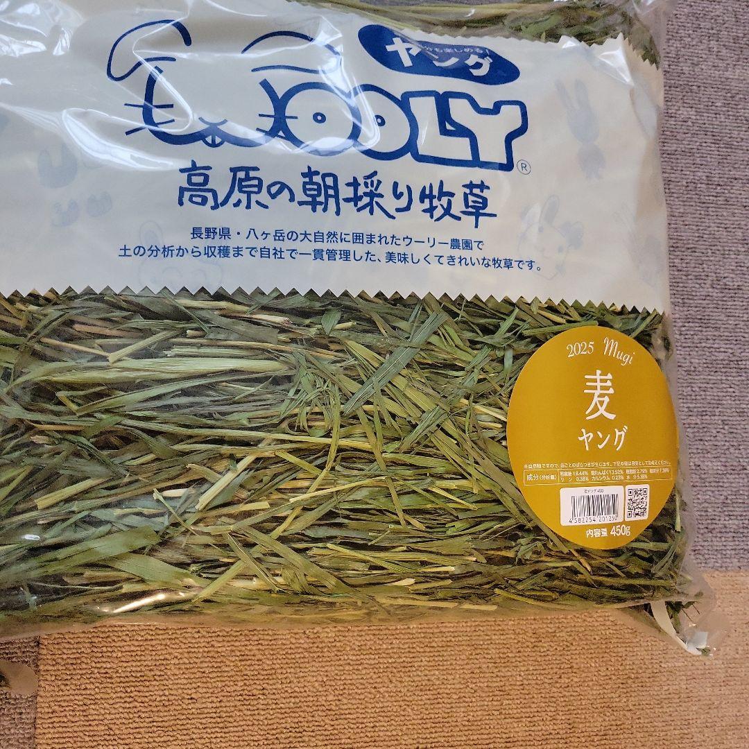 WOOLY 高原の麦ヤング 450g 3袋セット