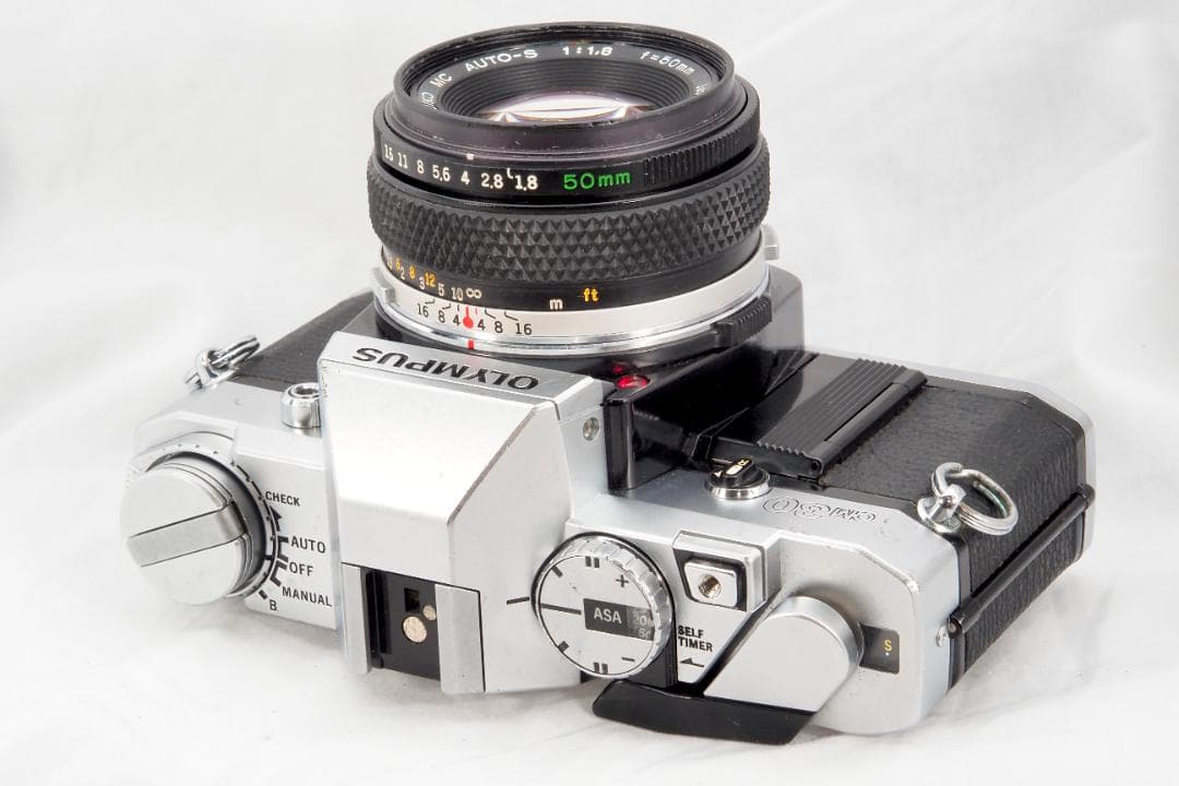 OLYMPUS OM-30 シルバー Zuiko 50mm f/1.8 整備済み