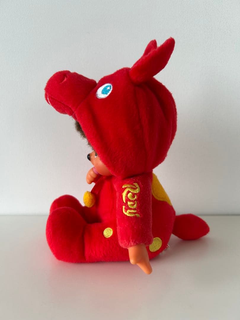 ロディ×モンチッチ コラボ　レッドRody&Monchhichi ぬいぐるみ