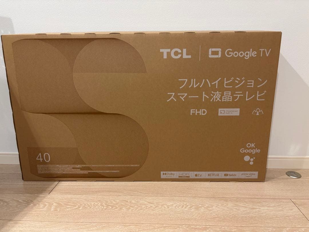 TCL 40インチ フルハイビジョン スマートテレビ
