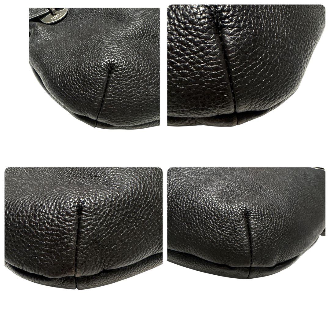 ［美品］FURLA フルラ　ショルダーバッグ　2way 黒　ブラック