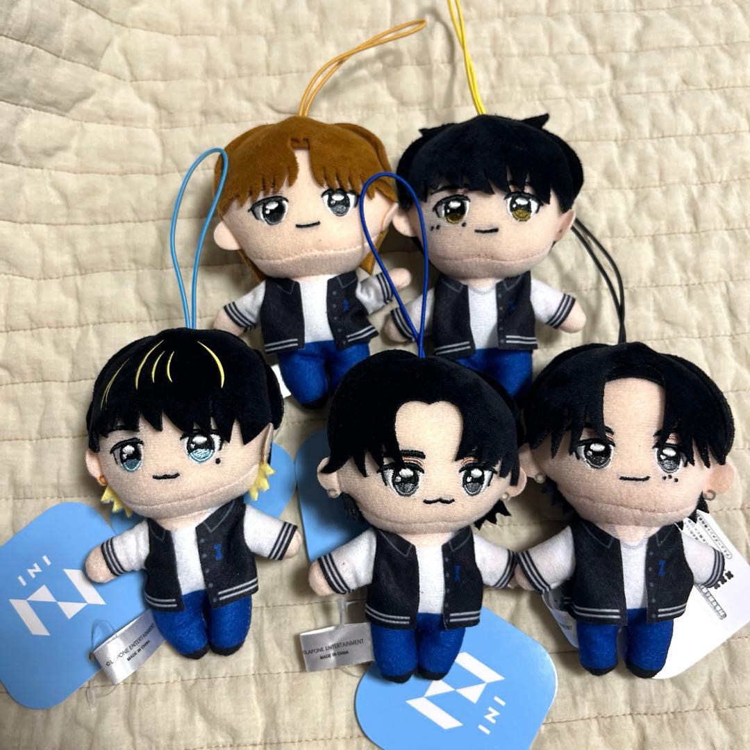 【5種】INI GiGO限定 マスコットぬいぐるみ　尾崎　木村　高塚　藤牧　西