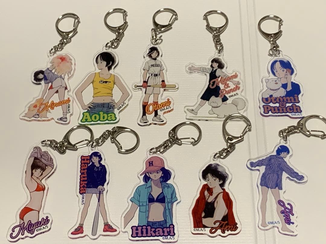 あだち充　カード　あだち充展　55周年　ヒロインアクリルチャーム　コンプリート②